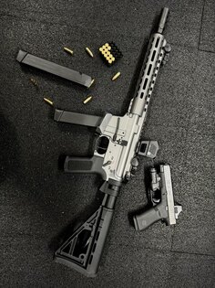 Samonabíjacia puška AR15-9 Dynamic PCC 10,5" / kalibru 9 mm Schmeisser®