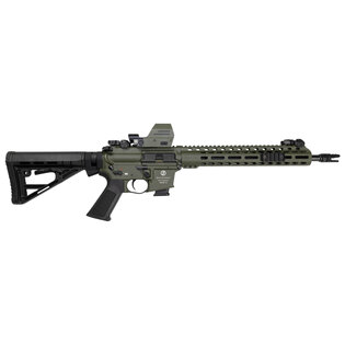Samonabíjacia puška AR15-9 M4FL 14,5" / kalibru 9 mm Schmeisser® + Kolimátor LE GEN II Falke®