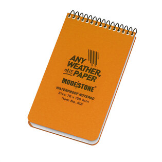 Vodeodolný zápisník štvorčekový Handy Pad 76 mm × 130 mm Modestone®, 30 listov