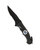 Zatvárací nôž RESCUE Mil-Tec® s kombinovaným ostrím - čierny